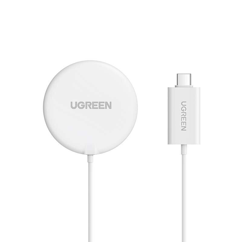 Wireless Charger UGREEN CD245, 15W (white) цена и информация | Lādētāji un adapteri | 220.lv