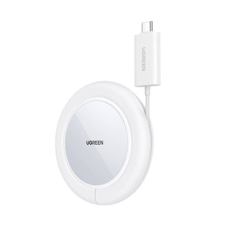 Wireless Charger UGREEN CD245, 15W (white) цена и информация | Lādētāji un adapteri | 220.lv