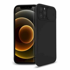 Fusion Camera Protect silikona aizsargapvalks Samsung A325 Galaxy A32 4G melns cena un informācija | Telefonu vāciņi, maciņi | 220.lv