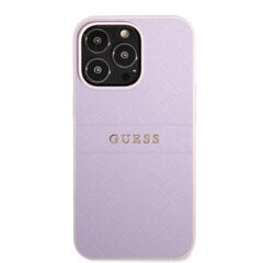 Guess PU Leather Saffiano чехол для iPhone 13 Pro Max Purple цена и информация | Чехлы для телефонов | 220.lv