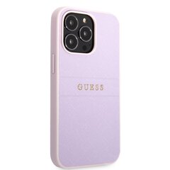 Guess PU Leather Saffiano чехол для iPhone 13 Pro Max Purple цена и информация | Чехлы для телефонов | 220.lv