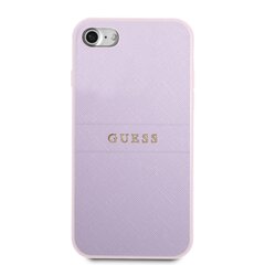 Guess PU Leather Saffiano Case for iPhone 7/8/SE2020/SE2022 Purple цена и информация | Чехлы для телефонов | 220.lv