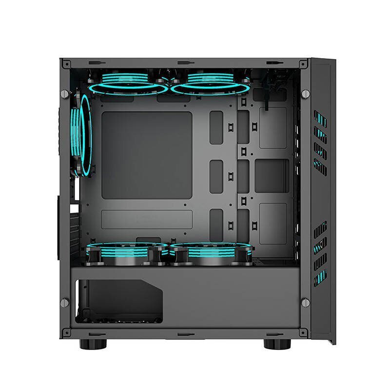 Aigo Black Technology Mini Micro-ATX computer case (black) цена и информация | Datoru korpusi | 220.lv