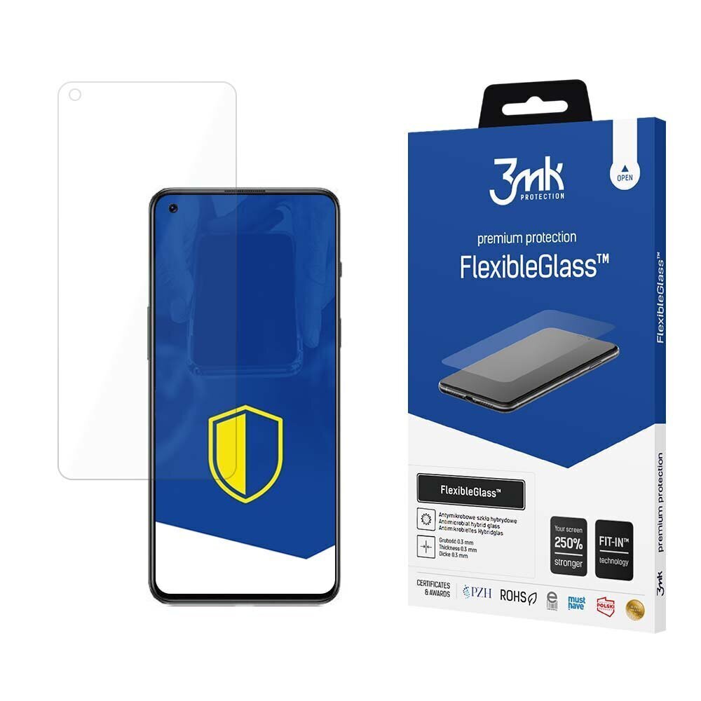 OnePlus Nord 2T - 3mk FlexibleGlass™ screen protector цена и информация | Ekrāna aizsargstikli | 220.lv