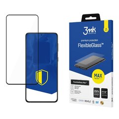 Samsung Galaxy S22 Black - 3mk FlexibleGlass Max™ screen protector cena un informācija | Ekrāna aizsargstikli | 220.lv