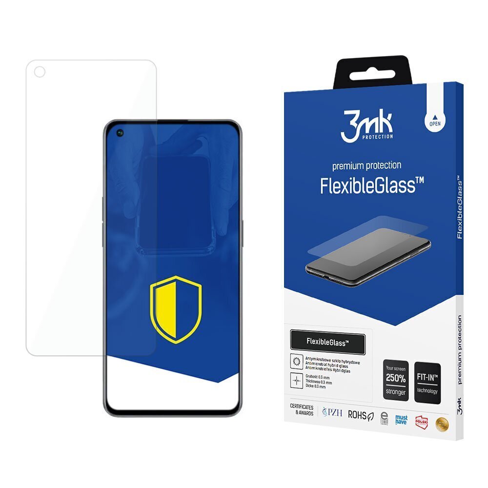Oppo Reno 7 5G - 3mk FlexibleGlass™ screen protector цена и информация | Ekrāna aizsargstikli | 220.lv