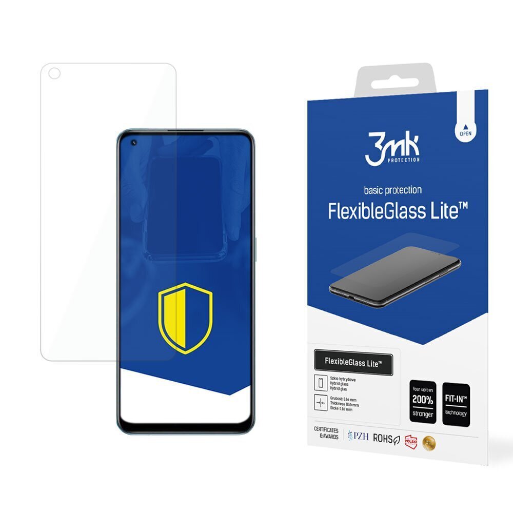 Realme 9 Pro+ - 3mk FlexibleGlass Lite™ screen protector cena un informācija | Ekrāna aizsargstikli | 220.lv