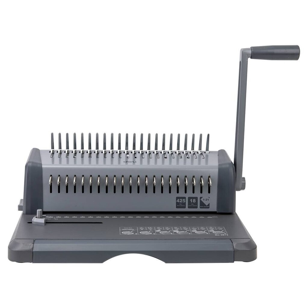 Comb Binding Machine Deli E3873 цена и информация | Kancelejas preces | 220.lv