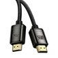 Baseus High Definition Series HDMI 2.1 cable, 8K 60Hz, 3D, HDR, 48Gbps, 1m (black) цена и информация | Kabeļi un vadi | 220.lv