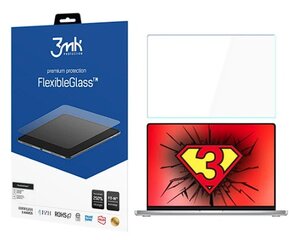 Защитное стекло Apple MacBook Pro 14,2" 2021 - 3mk FlexibleGlass™ 15'' screen protector цена и информация | Охлаждающие подставки и другие принадлежности | 220.lv