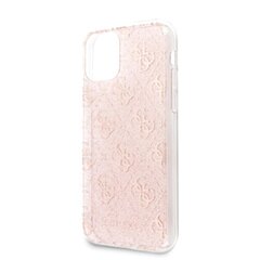 Чехол Guess для Samsung Galaxy A72 GUHCA72PCU4GLPI pink hard case 4G Glitter цена и информация | Чехлы для телефонов | 220.lv