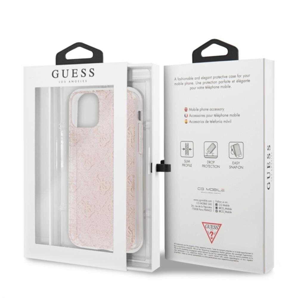 Guess case for Samsung Galaxy A72 GUHCA72PCU4GLPI pink hard case 4G Glitter цена и информация | Telefonu vāciņi, maciņi | 220.lv