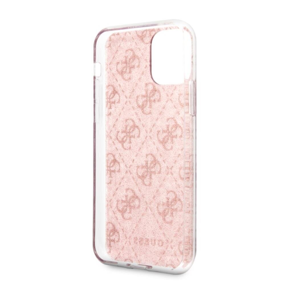 Guess case for Samsung Galaxy A72 GUHCA72PCU4GLPI pink hard case 4G Glitter цена и информация | Telefonu vāciņi, maciņi | 220.lv