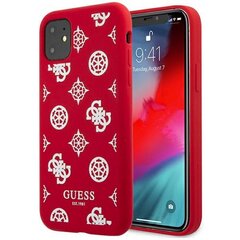 Guess case for iPhone 12 / 12 Pro 6,1" GUHCP12MLSPEWRE red hard case Peony Collection cena un informācija | Telefonu vāciņi, maciņi | 220.lv