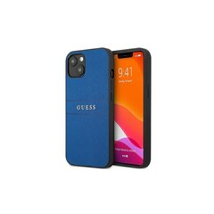 Чехол Guess case for iPhone 13 Mini 5,4'' GUHCP13SPSASBBL blue Saffiano Strap цена и информация | Чехлы для телефонов | 220.lv