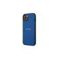 Guess case for iPhone 13 Mini 5,4'' GUHCP13SPSASBBL blue Saffiano Strap cena un informācija | Telefonu vāciņi, maciņi | 220.lv