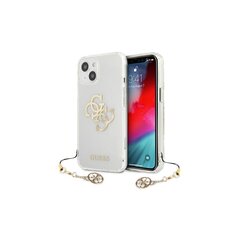 Guess case for iPhone 13 Mini 5,4'' GUHCP13SKS4GGO transparent hard case 4G Gold Charms Collection cena un informācija | Telefonu vāciņi, maciņi | 220.lv