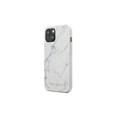 Чехол Guess для iPhone 13 Mini 5,4'' GUHCP13SPCUMAWH white hard case Marble цена и информация | Чехлы для телефонов | 220.lv