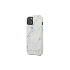 Guess case for iPhone 13 Pro Max 6,7'' GUHCP13XPCUMAWH white hard case Marble cena un informācija | Telefonu vāciņi, maciņi | 220.lv