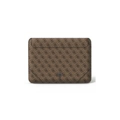 Guess sleeve GUCS16P4TW 16” brown 4G Triangle cena un informācija | Somas portatīvajiem datoriem | 220.lv