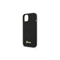 Guess case for iPhone 13 Pro / 13 6,1" GUHMP13LLSLMGBK black hardcase Silicone Script Gold Logo cena un informācija | Telefonu vāciņi, maciņi | 220.lv