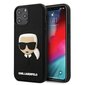 Karl Lagerfeld case for Samsung Galaxy S21 Plus KLHCS21MKH3DBK black hard case 3D Rubber Karl`s Head cena un informācija | Telefonu vāciņi, maciņi | 220.lv