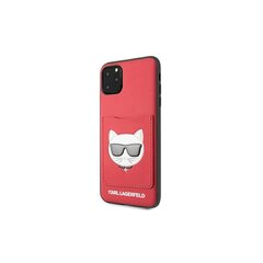 Karl Lagerfeld чехол для iPhone 11 Pro Max KLHCN65CSKCRE hard чехол красный Choupette Head цена и информация | Чехлы для телефонов | 220.lv