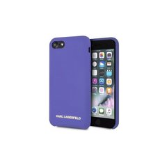 Karl Lagerfeld case for iPhone XR KLHCI61SLVOG hard case purple Silicone cena un informācija | Telefonu vāciņi, maciņi | 220.lv