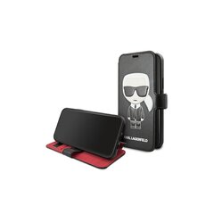 Karl Lagerfeld чехол для iPhone 11 Pro Max KLFLBKSN65FIKPUBK book чехол черный Fullbody цена и информация | Чехлы для телефонов | 220.lv