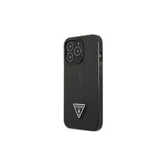 Guess чехол для iPhone 13 Pro / 13 6,1" GUHCP13LPSATLK черный hard чехол Saffiano Triangle Logo цена и информация | Чехлы для телефонов | 220.lv