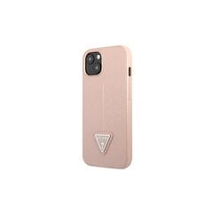 Guess чехол для iPhone 13 6,1" GUHCP13MPSATLP pink hard чехол Saffiano Triangle Logo цена и информация | Чехлы для телефонов | 220.lv