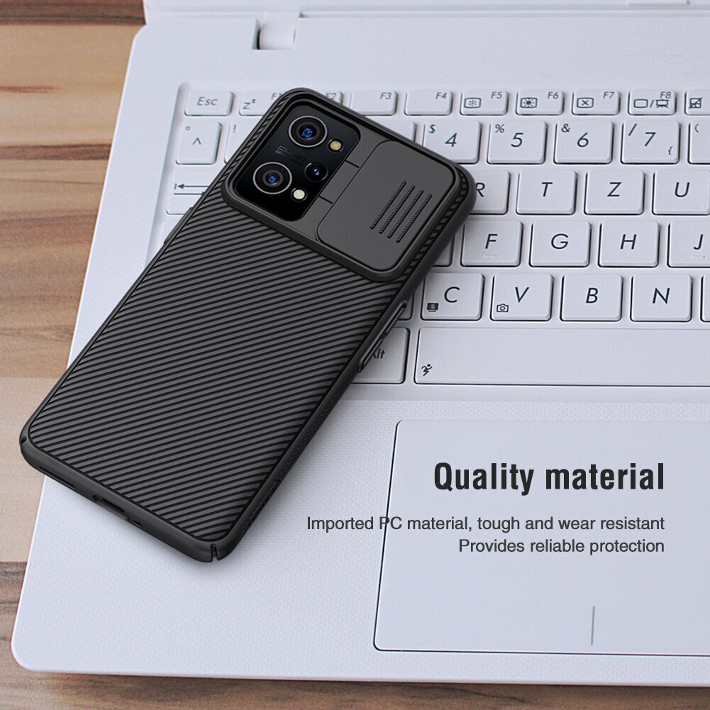 Nillkin CamShield Hard Case for Realme GT Neo 2/GT2 Black cena un informācija | Telefonu vāciņi, maciņi | 220.lv