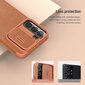 Nillkin Qin Book PRO Case for Samsung Galaxy S22 Brown цена и информация | Telefonu vāciņi, maciņi | 220.lv