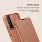 Nillkin Qin Book PRO Case for Samsung Galaxy S22 Brown цена и информация | Telefonu vāciņi, maciņi | 220.lv