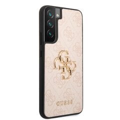 Guess PU 4G Metal Logo чехол для Samsung Galaxy S22+ Pink цена и информация | Чехлы для телефонов | 220.lv