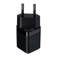 Baseus GAN3 Fast Charger 1C 30W (black) цена и информация | Зарядные устройства для телефонов | 220.lv