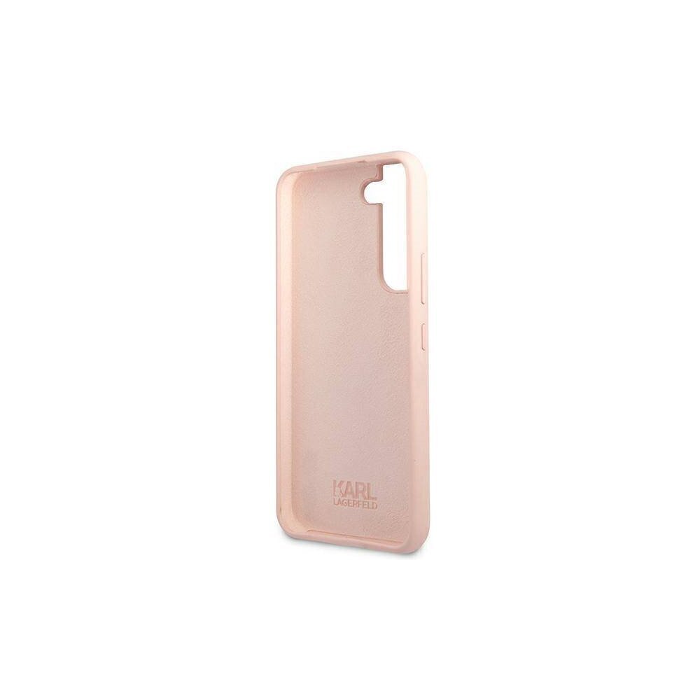 Karl Largerfeld case for Samsung Galaxy S22 Plus KLHCS22MSSKCI pink hard case Silicone Karl & Choupette Magsafe цена и информация | Telefonu vāciņi, maciņi | 220.lv