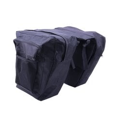 Double bike pannier for the carrier Forever Outdoo black цена и информация | Сумки, держатели для телефонов | 220.lv