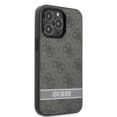 Guess PU 4G Stripe чехол для iPhone 13 Pro Max Grey цена и информация | Чехлы для телефонов | 220.lv