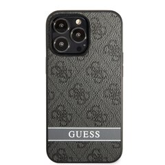 Guess PU 4G Stripe чехол для iPhone 13 Pro Max Grey цена и информация | Чехлы для телефонов | 220.lv