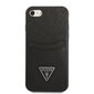 Guess Saffiano Double Card Case for iPhone 7/8/SE2020/SE2022 Black цена и информация | Telefonu vāciņi, maciņi | 220.lv