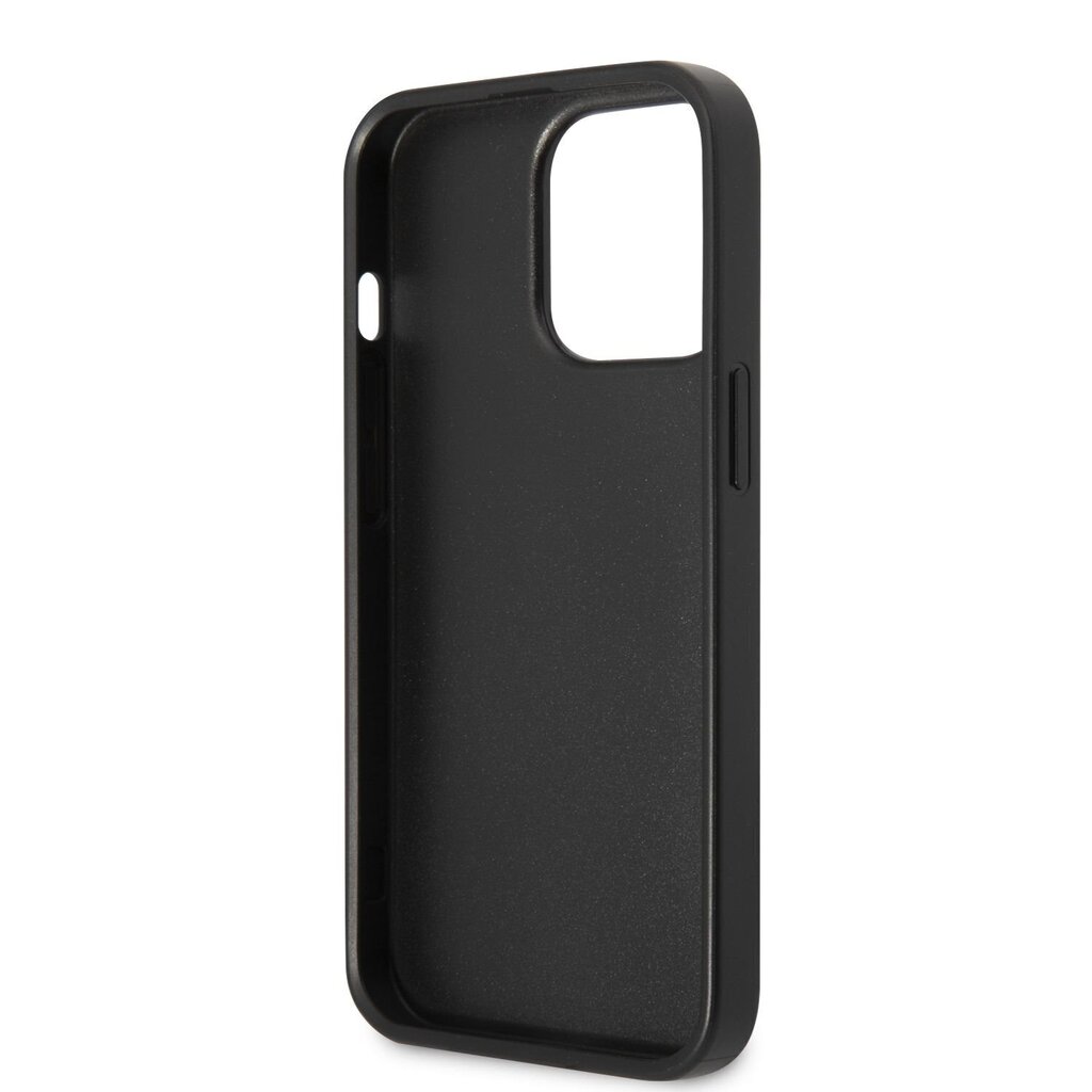 Guess 4G Saffiano Double Card Case for iPhone 13 Pro Black цена и информация | Telefonu vāciņi, maciņi | 220.lv