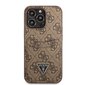 Guess 4G Saffiano Double Card Case for iPhone 13 Pro Max Brown цена и информация | Telefonu vāciņi, maciņi | 220.lv