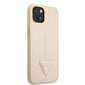 Guess PU Saffiano Triangle Case for iPhone 13 mini Beige cena un informācija | Telefonu vāciņi, maciņi | 220.lv