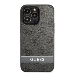 Guess PU 4G Stripe Case for iPhone 13 Pro Grey cena un informācija | Telefonu vāciņi, maciņi | 220.lv
