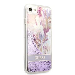 Guess Liquid Glitter Flower чехол для iPhone 7/8/SE2020/SE2022 Purple цена и информация | Чехлы для телефонов | 220.lv