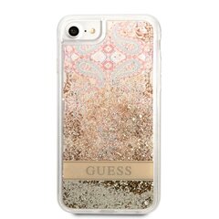 Guess Liquid Glitter Paisley Case for iPhone 7/8/SE2020/SE2022 Gold cena un informācija | Telefonu vāciņi, maciņi | 220.lv