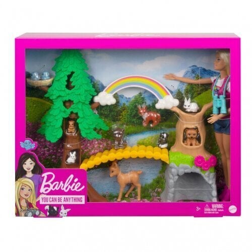 Komplekts Barbie Wilderness Guide Interactive Playset with Barbie Doll цена и информация | Rotaļlietas meitenēm | 220.lv