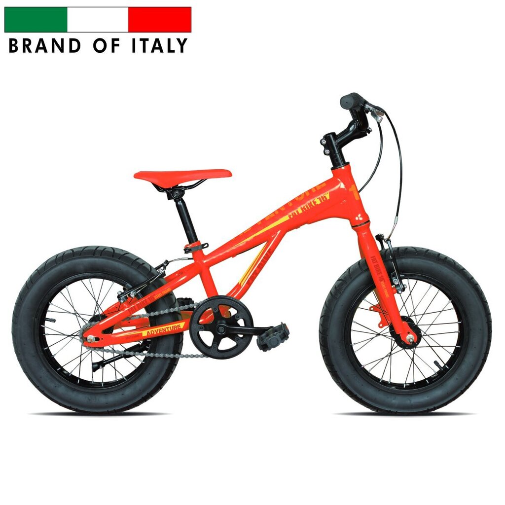 ESPERIA 16" 9000 FAT BIKE RED/YELLOW [refurbished] cena un informācija | Velosipēdi | 220.lv