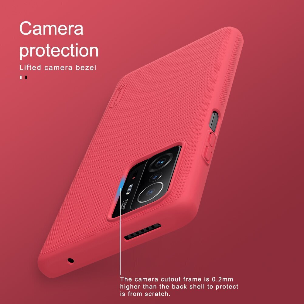 Nillkin Super Frosted Back Cover for Xiaomi 11T/11T Pro Black cena un informācija | Telefonu vāciņi, maciņi | 220.lv